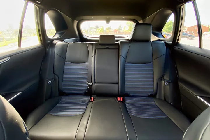 2020 Toyota RAV4 XSE Hybrid Interior Rear